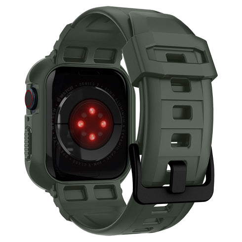 Spigen כיסוי+רצועה ל-Apple Watch Series (45mm / 44mm) – Rugged Armor Pro